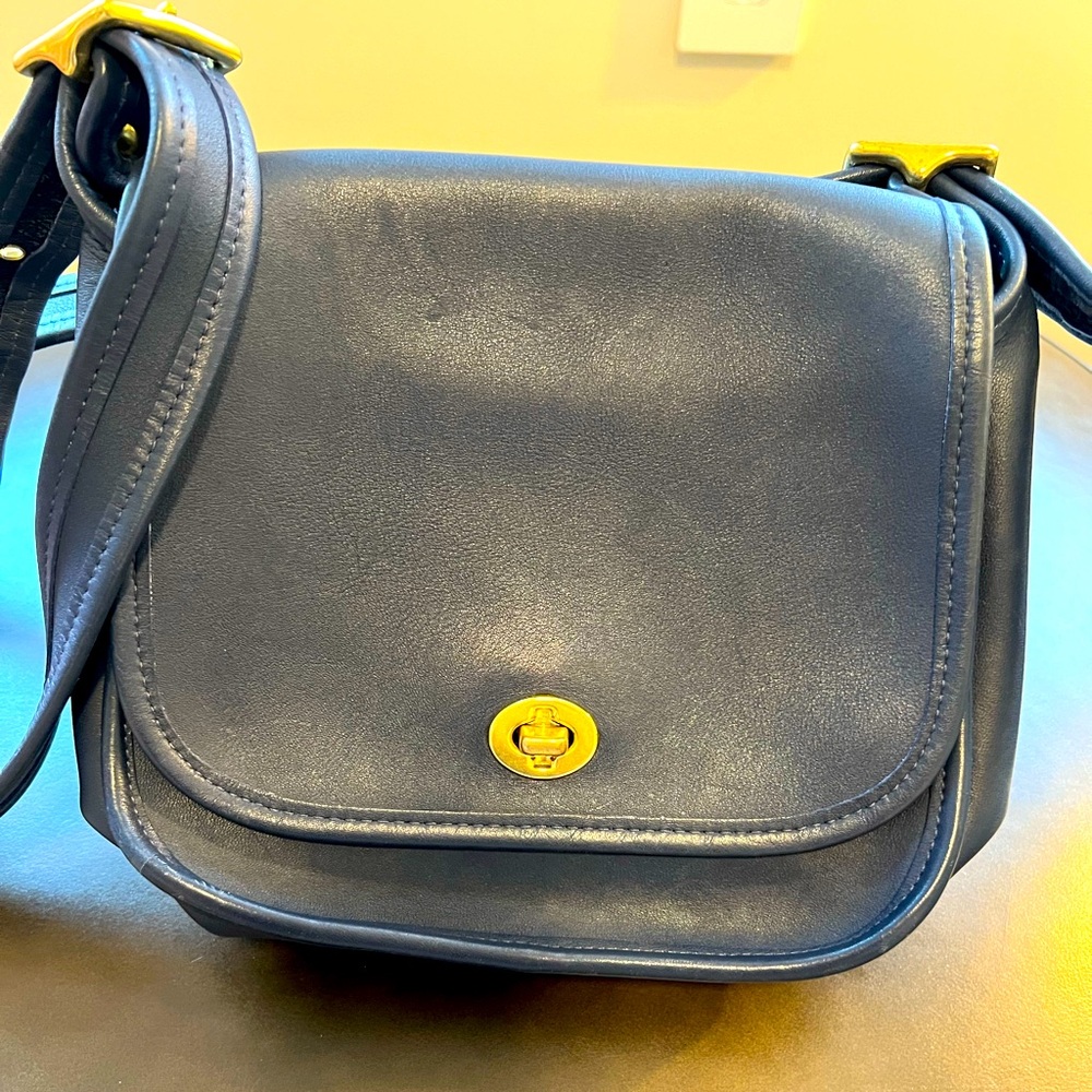 Navy Coach Bag